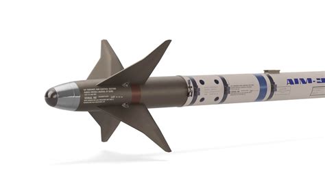 AIM-9X Sidewinder Missile 3D Model by 3dxin