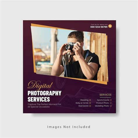 Premium Vector Vector Photography Web Banner Ad Or Social Media