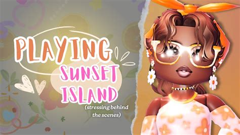 Playing Sunset Island Sunset Island Royale High Roblox Youtube