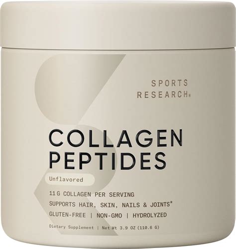 Amazon Sports Research Collagen Peptides Hydrolyzed Type 1 3