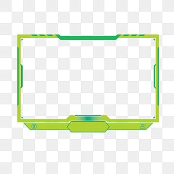 Gamers Clipart PNG Images Green Gaming Facecam And Alerts For Live