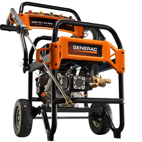 Shop Generac 3800 PSI 3 6 GPM Cold Water Gas Pressure Washer At Lowes