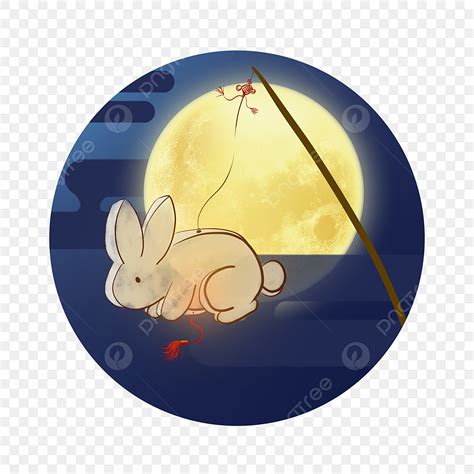 Mid Autumn Lanterns Png Image Rabbit Lantern Mid Autumn Festival