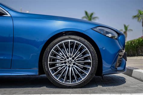 Rent Mercedes C200 Blue In Dubai Sedan Octane Car Rental Dubai