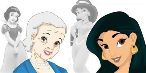 Disney Princesses Aged Then And Now Photos Coaster Nation