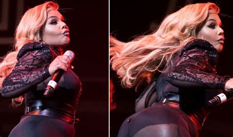 Rapper Lil Kim Has Gotten More Booty Shots Now Her Butt Is So Big She Has Trouble