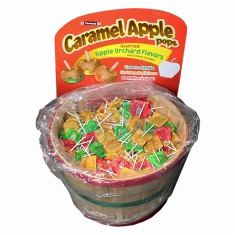 Tootsie Caramel Apple Pops Green Apple Caramel Lollipop Pack Of 24