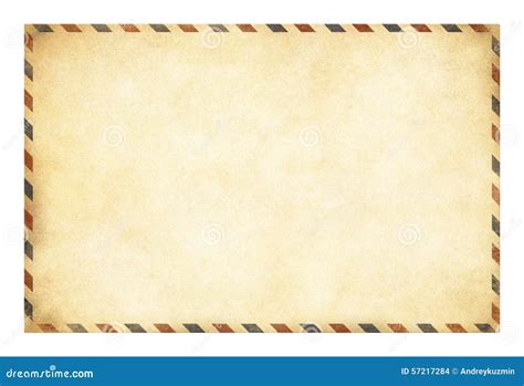 Old Postcard Template With Clipping Path Included Stock Photo - Image ...