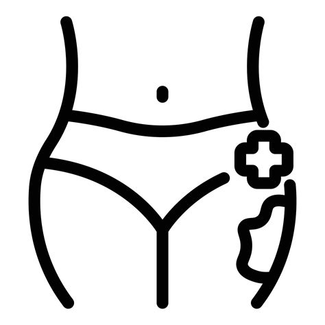 Body Skin Care Icon Outline Vector Clinic Care 14932770 Vector Art At