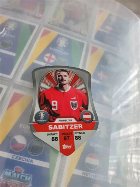 Topps Match Attax Euro Chrome Shield Sc Sc Marcel Sabitzer