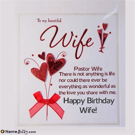 Happy Birthday Pastor Wife Images of Cakes, Cards, Wishes