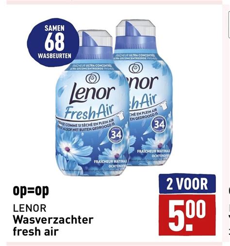 Lenor Wasverzachter Fresh Air Aanbieding Bij Aldi