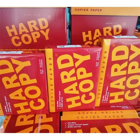 Hard Copy Bond Paper Gsm Sub Ream Sheets Shopee Philippines