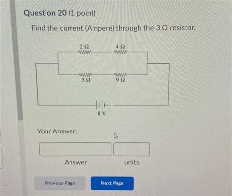 Solved Find the current Ampere through the 3Ω resistor Chegg