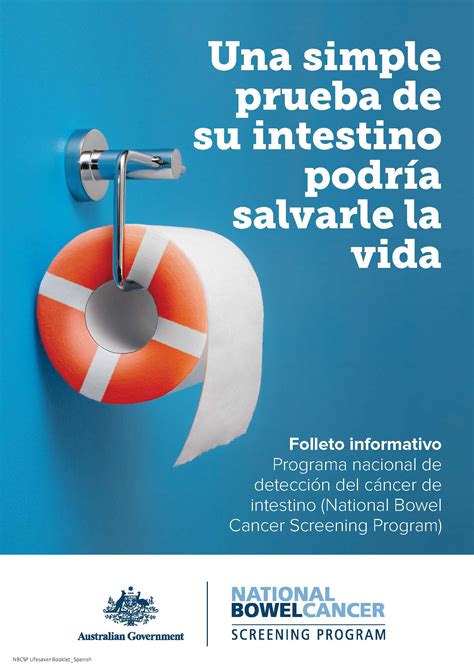 National Bowel Cancer Screening Program Folleto Informativo