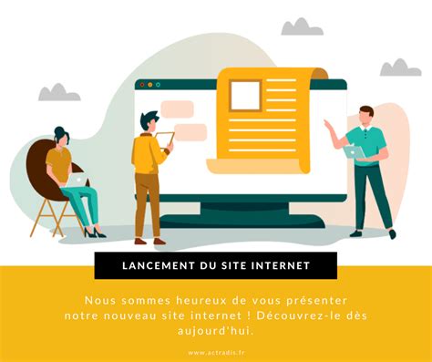 Lancement De Notre Nouveau Site Internet Vitrine Actradis