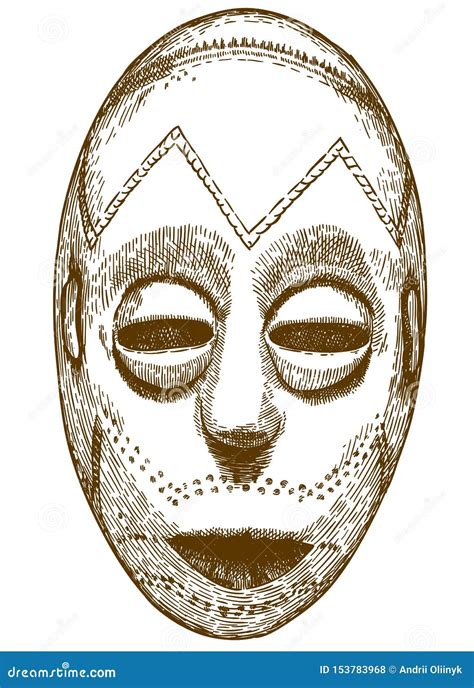 African Mask Stock Illustrations 8156 African Mask Stock