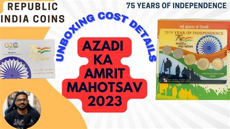 Unboxing The Azadi Ka Amrit Mahotsav Circulation Coin Series 2023