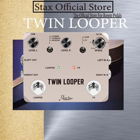 Rowin Ltl 02 Twin Looper Pedal Upgrades Looper Pedals For Electric