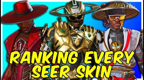 Ranking All Legendary Seer Skins From Best To Worst In Apex Legends