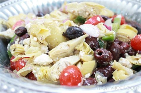 Greek Artichoke Salad Recipe Great For Summer Mom Real