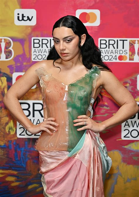 Charli Xcxs Marni Dress Bursts With Color At Brit Awards 2024