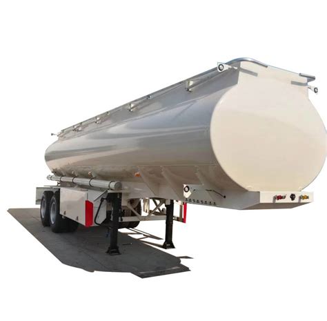 3 Axle Liters Mirror Polished Aluminium Fuel Tank Semi Trailer Tanker