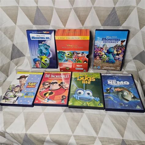 Disney Pixar Dvd Bundle X 6 Kids Movies £695 Picclick Uk