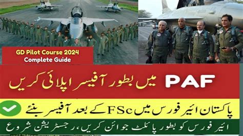 Join Paf As Gd Pilot Gdp Course Apply Process How To Join