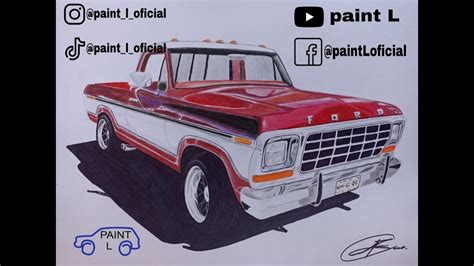 C Mo Dibujar Una Ford F Realista Time Lapse Paint L Youtube