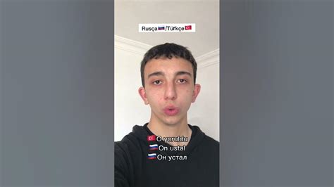 Rusça🇷🇺🇹🇷türkçe Cümleler😻👍🏿 Rusça Shortvideo Rusçakelimeler