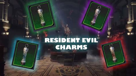 Dbd Resident Evil Vial Charms Youtube