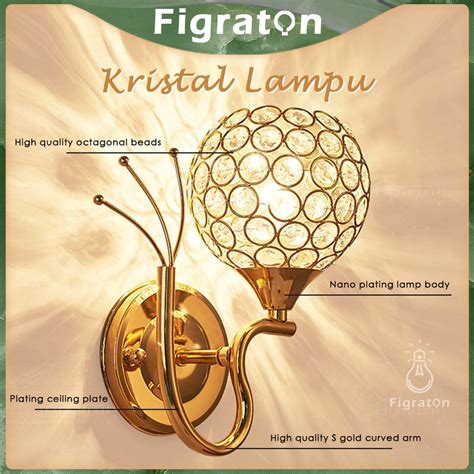 Jual Lampu Hias Dinding Kristal Gaya Modern Untuk Dekorasi Rumah Ruang