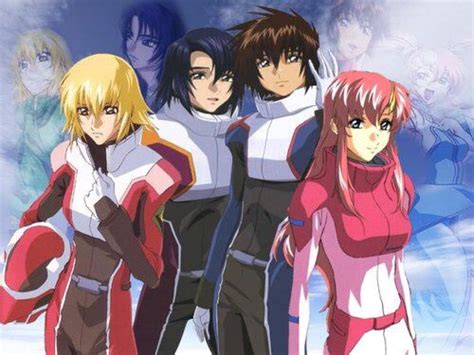 Gundam Seed Destiny Lacus Clyne And Kira Yamato Athrun Zala And