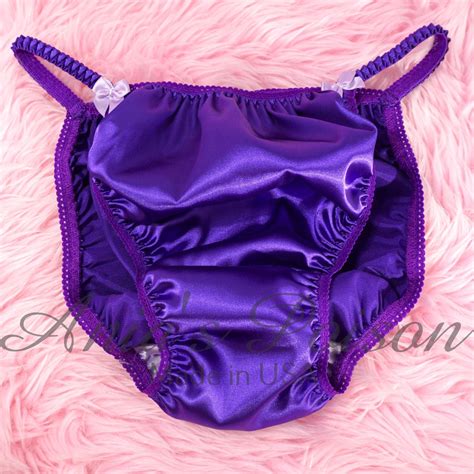 Anias Poison String Bikini Deep Purple S XXL Shiny Rare 100