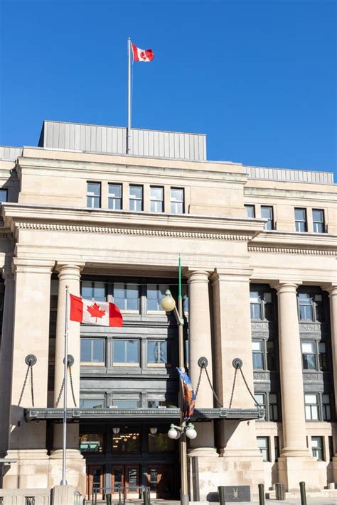 The Senate Of Canada Government Building On Rideau Street In Downtown