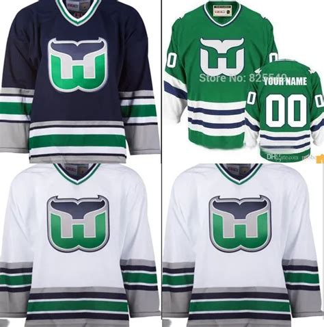 2017 Cheap Custom Hartford Whalers Hockey Jerseys Customized All ...