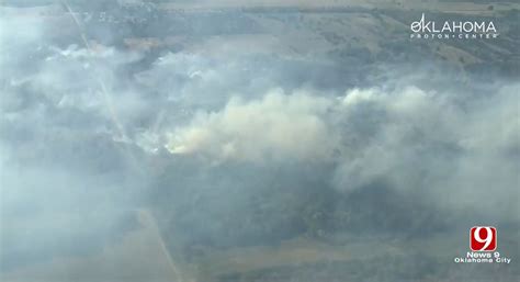 Lincoln County Firefighters Battling Grass Fire