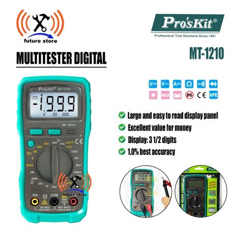 Jual ProsKit MT 1210 3 1 2 Compact Digital Multimeter Avometer