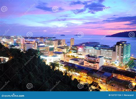 Kota Kinabalu Skyline Stock Photo Image Of Hills Kota 53731154