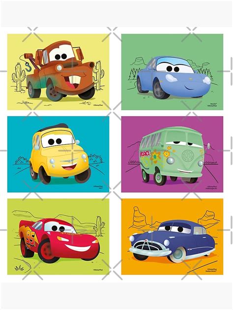 "Cars movie" Poster for Sale by morallaura | Redbubble