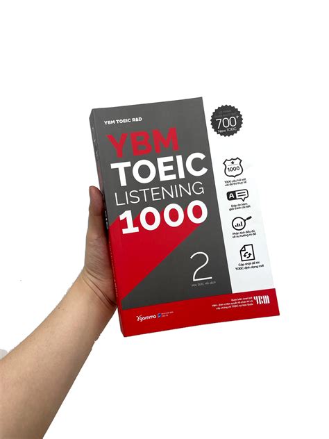 Sách YBM TOEIC Listening 1000 Vol 2 Tái Bản 2023 FAHASA