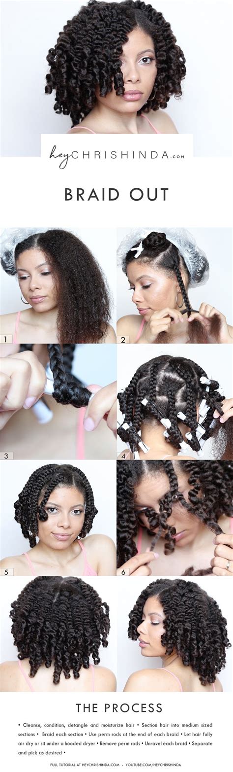 How To Get A Perfectly Defined Braid Out Hey Chrishinda Braid Out