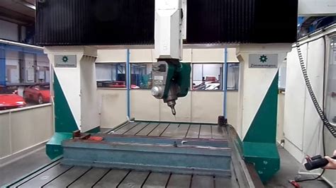 Zimmermann Fz 30 Gantry Type 5 Axis Cnc Milling Machine Youtube