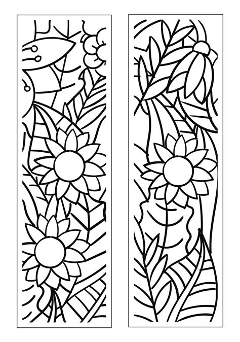 Zentangle Bookmarks Free Pdf Printables Printablee