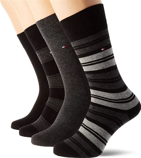 Tommy Hilfiger Th Men Sock 4p Stripe Tin Giftbox Calcetines Hombre