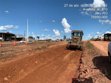 Jaru Ex Rcito Retoma Obras De Constru O Das Marginais No Setor