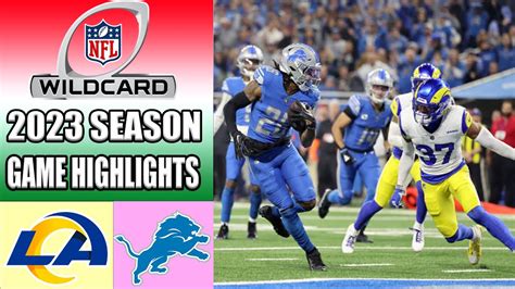 Lions vs Rams [FULL GAME] NFL Wild Card Playoffs Highlights - Win Big ...