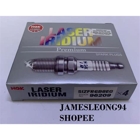 ORIGINAL SIZFR6B8EG (96209) NGK LASER IRIDIUM SPARK PLUG VOLKSWAGEN ...