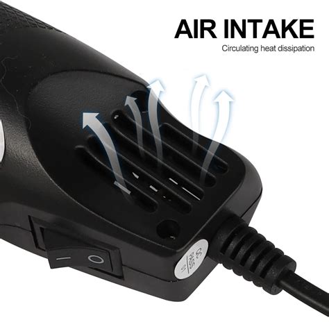 220V 110V Mini Using Heat Gun Electric Power Tool Hot Air 300W Temperature Gun With Supporting
